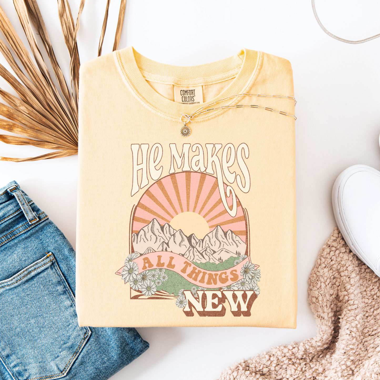 He Makes All Things New Christian Tee
