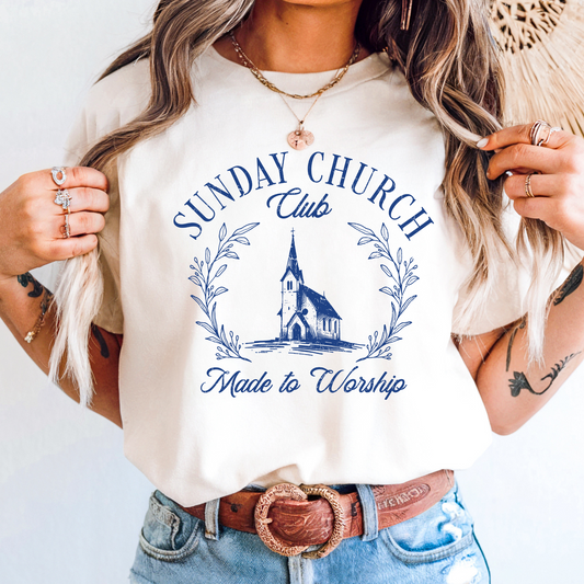 Sunday Church Club Tee