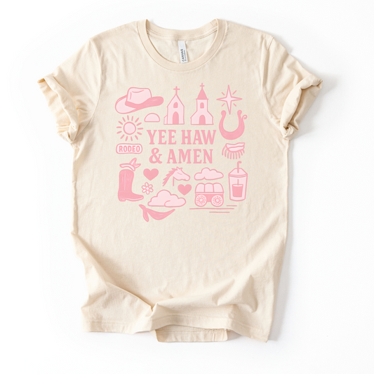 Yee Haw & Amen Unisex Tee