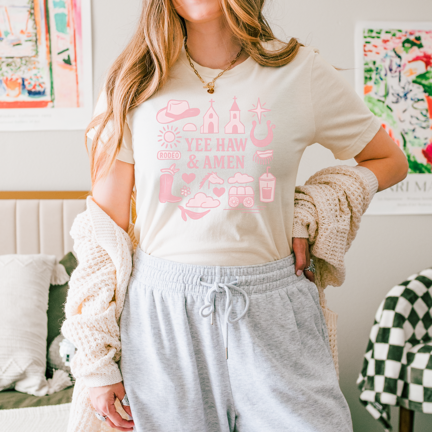 Yee Haw & Amen Unisex Tee