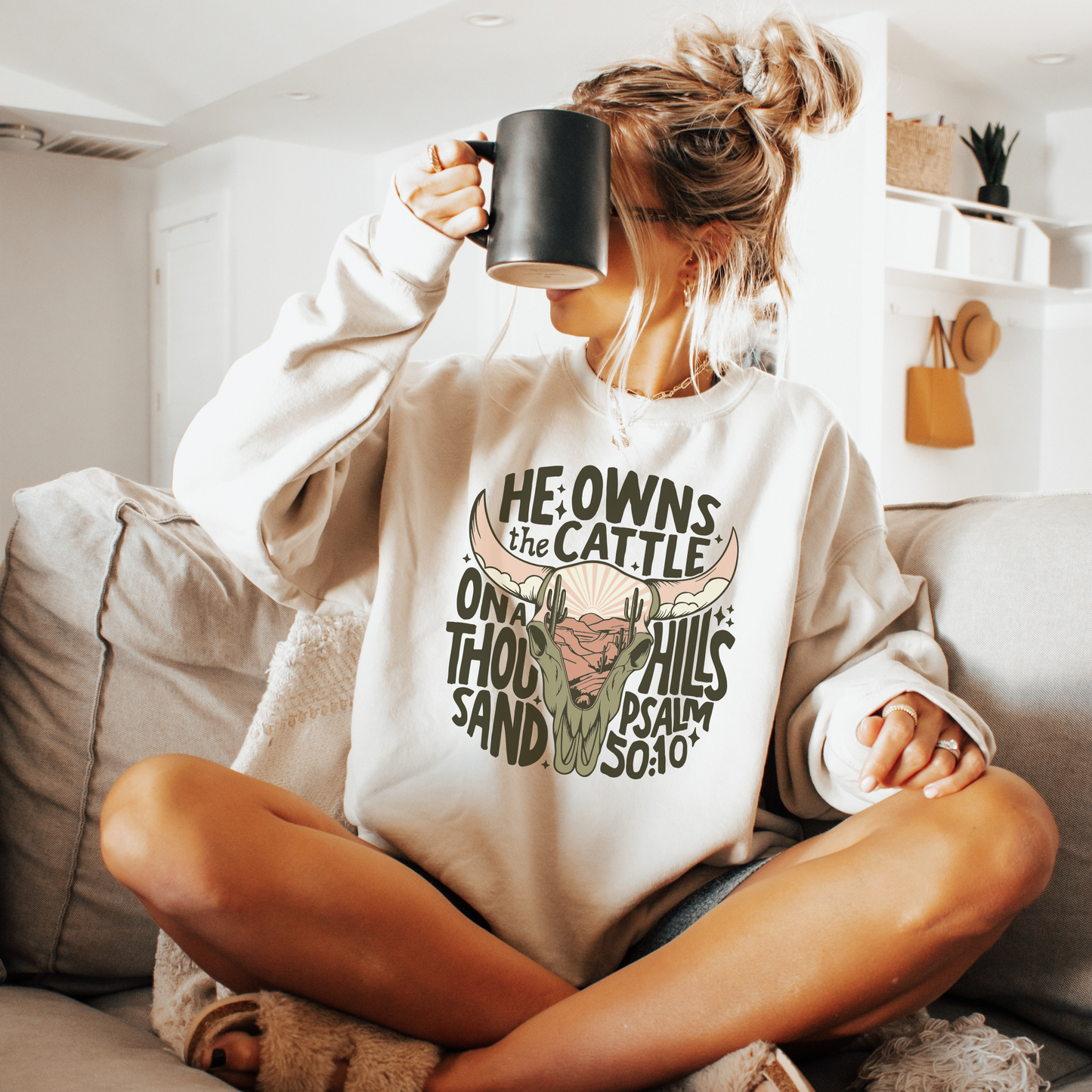 Thousand Hills Crewneck Psalm 50:10